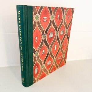 Mark Hampton on Decorating Hardcover Interior Design Coffee Table Book Vintage